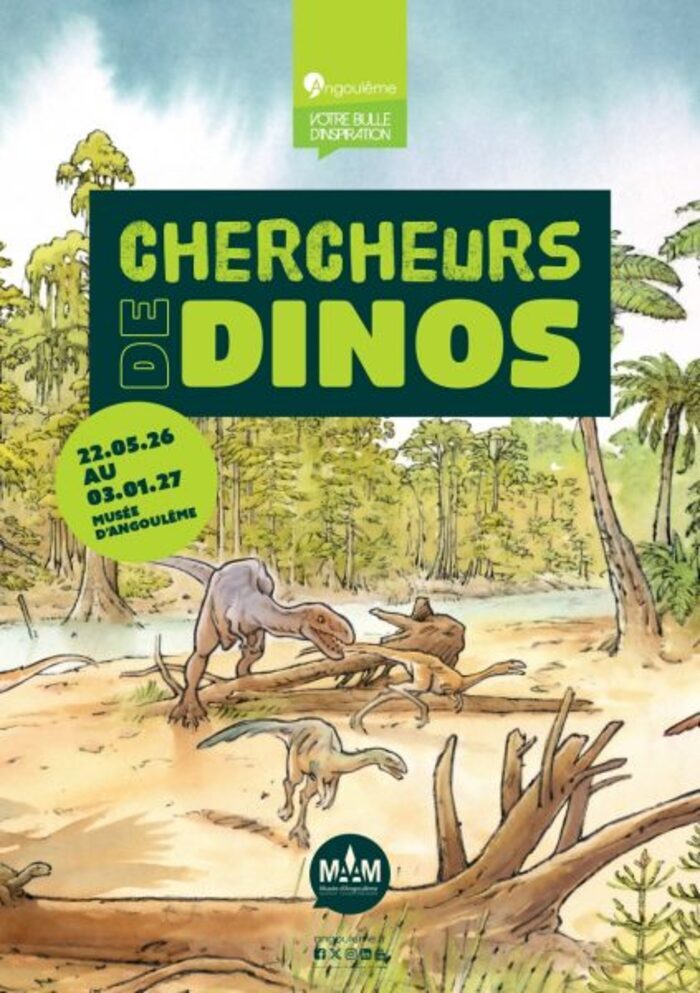 Visite libre de l&rsquo;exposition « Chercheurs de Dinos », Musée d&rsquo;Angoulême, Angoulême