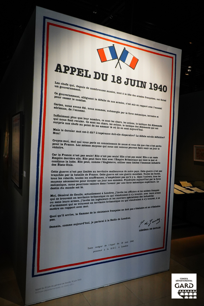 Visite libre de l’exposition : « Le temps de la guerre.1939-1945 dans le Gard », Archives départementales du Gard, Nîmes