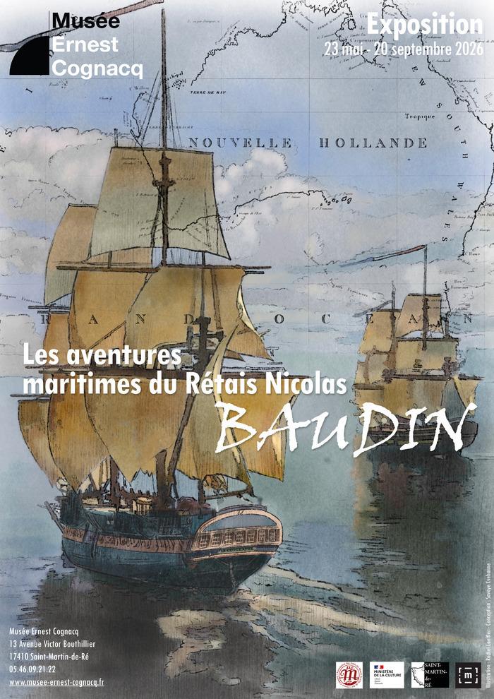 Visite libre de l&rsquo;exposition « Les aventures maritimes du Rétais Nicolas Baudin (1754-1803) », Musée Ernest Cognacq, Saint-Martin-de-Ré