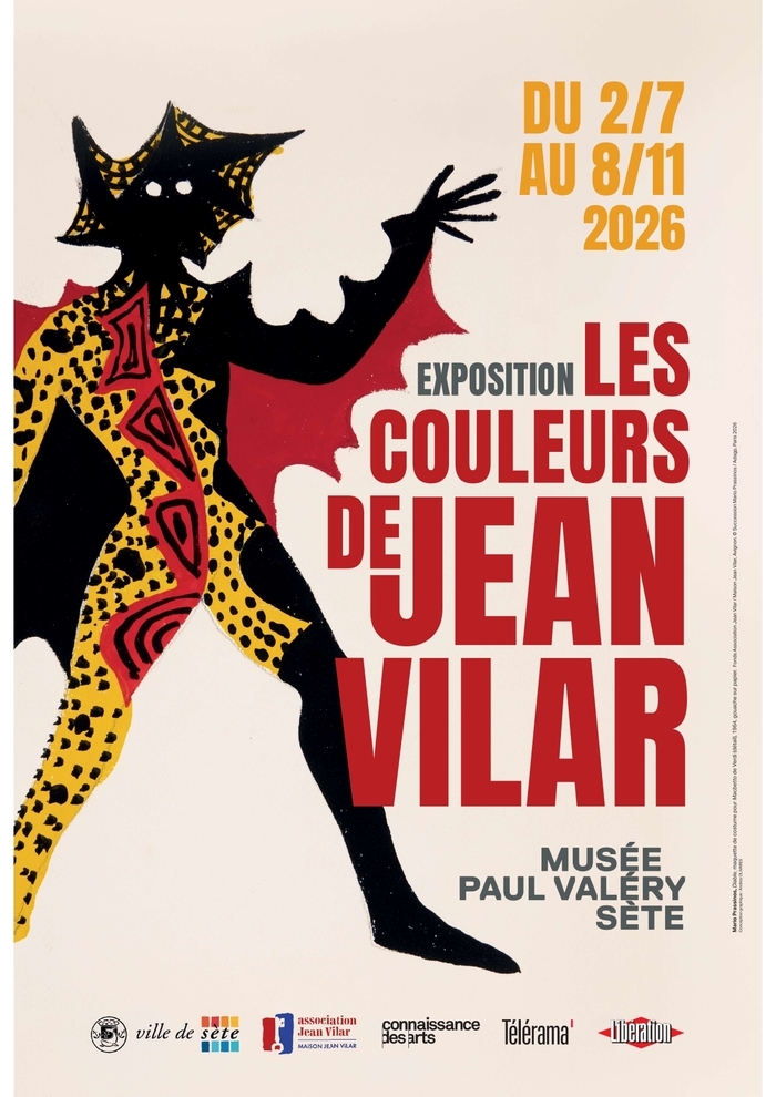 Visite libre de l&rsquo;exposition « Les couleurs de Jean Vilar », Musée Paul Valéry, Sète
