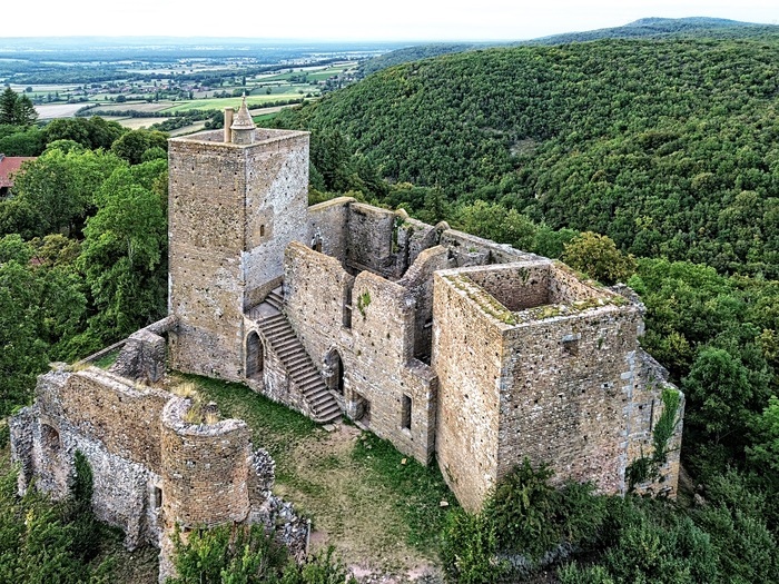 Visite libre du château de Brancion, Château de Brancion, Martailly-lès-Brancion