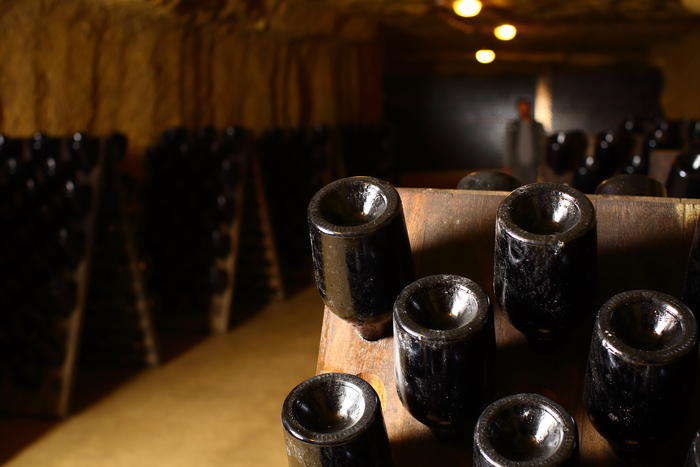 Visite libre en troglo à la Cave de Vouvray, Cave des Producteurs de Vouvray, Vouvray