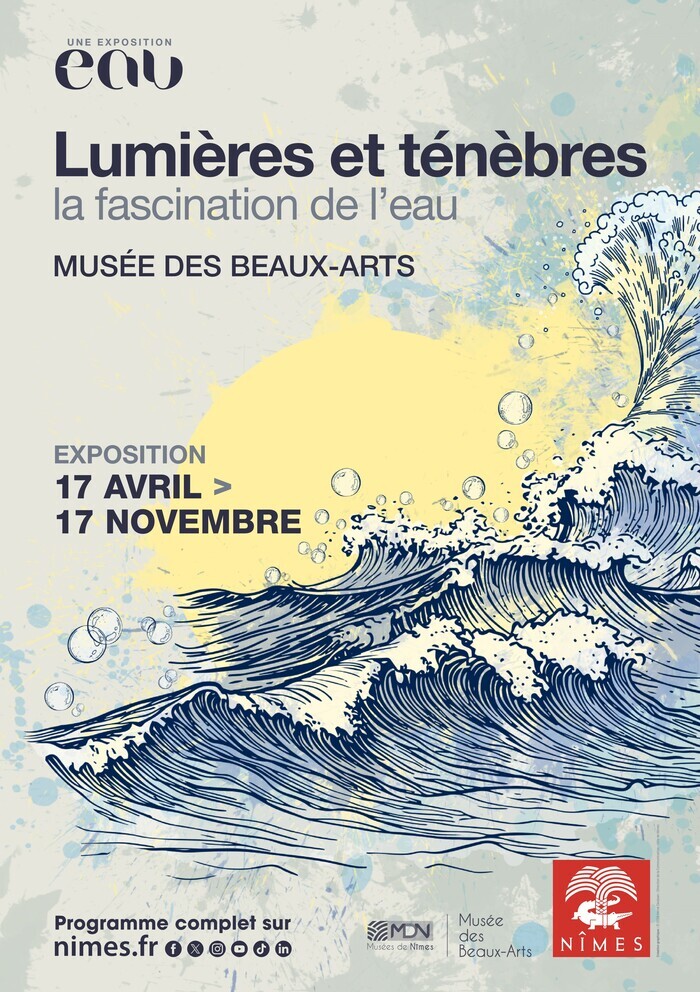 [Visite libre] Exposition « Lumières et ténèbres : la fascination de l’eau », Musée des beaux-arts, Nîmes