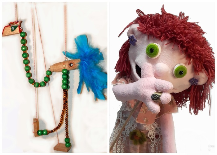 Visite ludique d’un atelier de fabrication de marionnettes, Atelier Botsuak, Lupersat