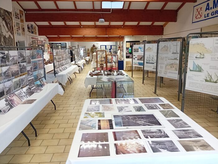 Visite pour les scolaires : exposition « Embarquez ! 400 ans de Marine et d&rsquo;histoire Graulenes&rsquo;, Salle Marcel Pagnol, Le Grau-du-Roi