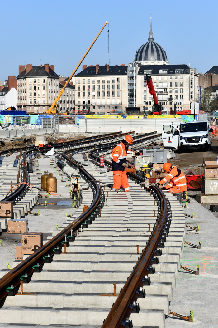 Visites de chantiers – Tout savoir sur les nouvelles lignes de tram 6 et 7, Base vie L6/L7, Nantes