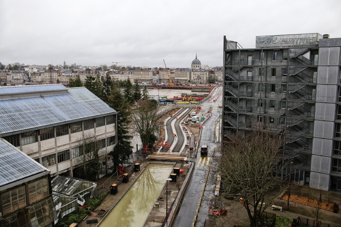 Visites de chantiers – Tout savoir sur les nouvelles lignes de tram 6 et 7, Base vie L6/L7, Nantes