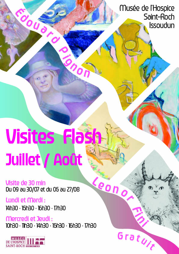 Visites flash des expositions d’été Issoudun
