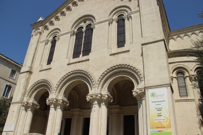 Visites/conférences guidées du temple protestant de la rue de Maguelone à Montpellier, Temple Maguelone, Montpellier
