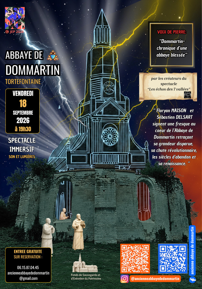 Voix de pierre : chronique d’une abbaye blessée, Abbaye de Dommartin, Tortefontaine