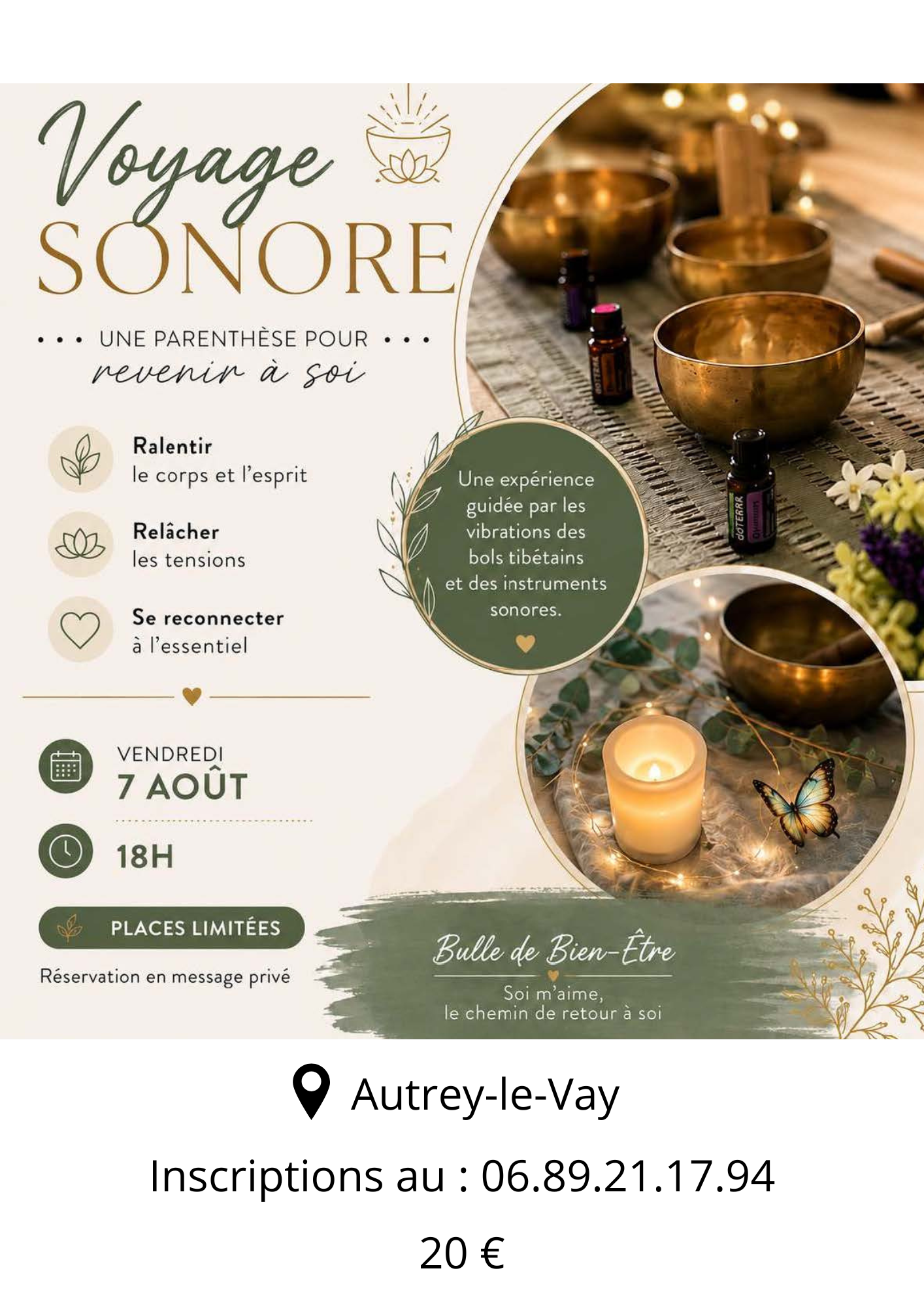 Voyage sonore Bulle de bien-être Autrey-le-Vay