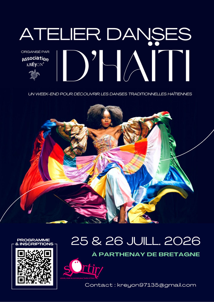 Week-end de danses traditionnelles haïtiennes à Parthenay-de-Bretagne Salle Bréhat Parthenay-de-Bretagne