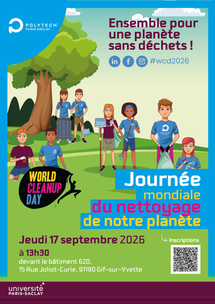 World Clean Up 2026, Polytech Paris-Saclay – Université Paris-Saclay, Gif-sur-Yvette