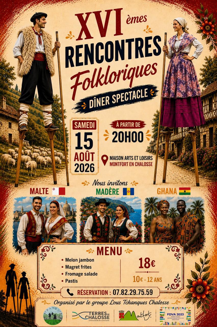 XVIèmes Rencontres Folkloriques Maison Arts & Loisirs Montfort-en-Chalosse