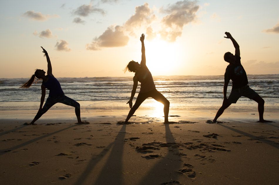 Yoga à la plage Plage Sud Vieux-Boucau-les-Bains