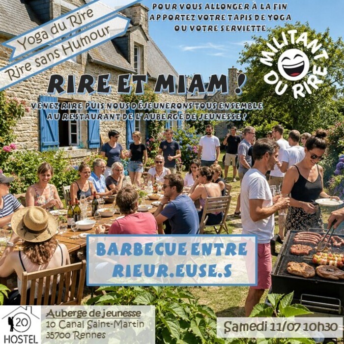 Yoga du Rire Auberge de Jeunesse Saint Martin Rennes
