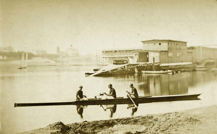 Yvon, photographes et canotiers – Deux frères au Cercle Nautique d&rsquo;Asnières, Chateau d&rsquo;Asnières-sur-Seine, Asnières-sur-Seine
