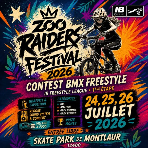 ZOO RAIDERS Festival Montlaur