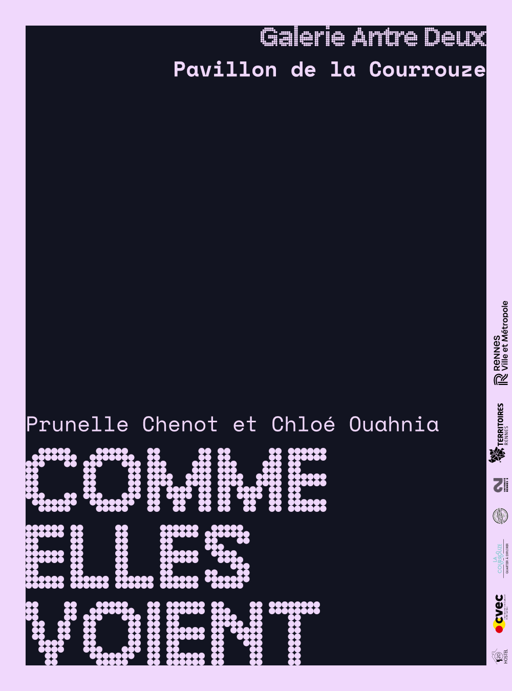 Exposition Comme Elles Voient Pavillon de la Courrouze rennes