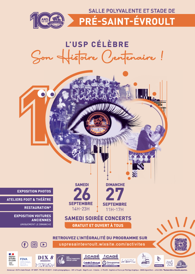 100 ans de l&rsquo;USP  Pré-Saint-Évroult