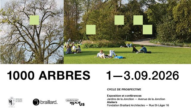 1000 arbres – Ensemble, dessinons aujourd’hui les espaces publics de demain, Jardins de la Jonction, Genève