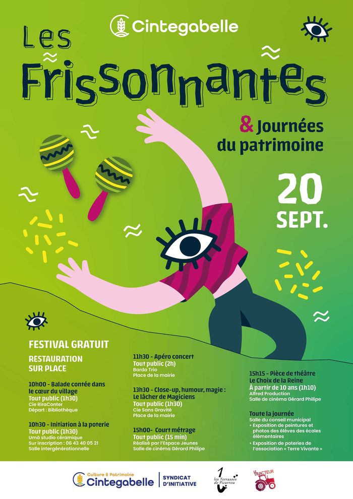 10ème Edition du Festival Les Frissonnantes à Cintegabelle, Place Jaques PIC, Cintegabelle