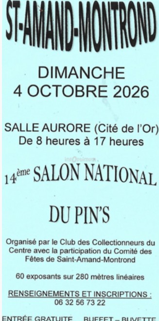 14ème Salon du Pin’s Saint-Amand-Montrond