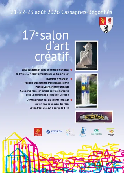 17e édition du salon d’art créatif Cassagnes-Bégonhès