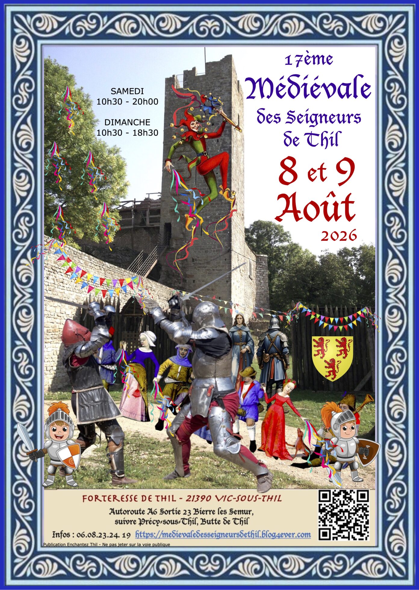 17ème Médiévale des Seigneurs de Thil Forteresse de Thil Vic-sous-Thil