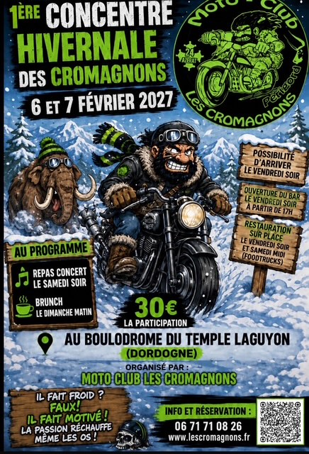 1ere concentre hivernale des cromagnons Temple-Laguyon