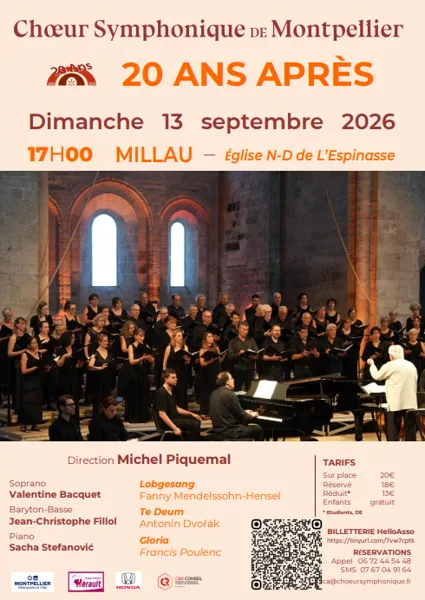 20 ans après Choeur symphonique de Montpellier Millau
