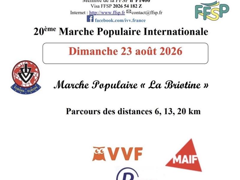 20ème Marche populaire La Briotine  Val de Briey