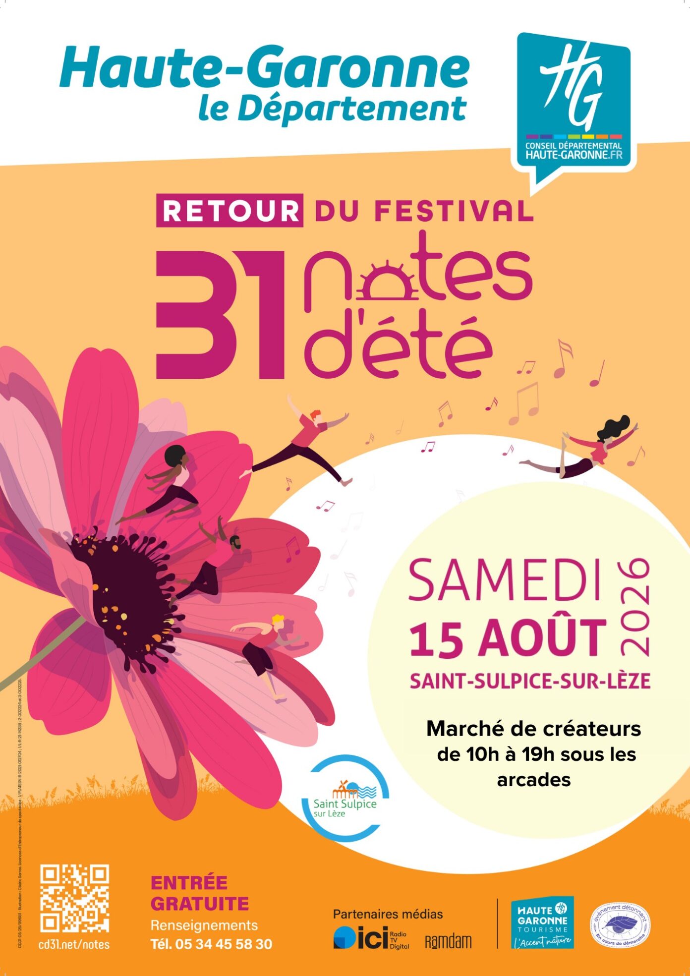31 NOTES D&rsquo;ETE MARCHE DES CREATEURS  Saint-Sulpice-sur-Lèze