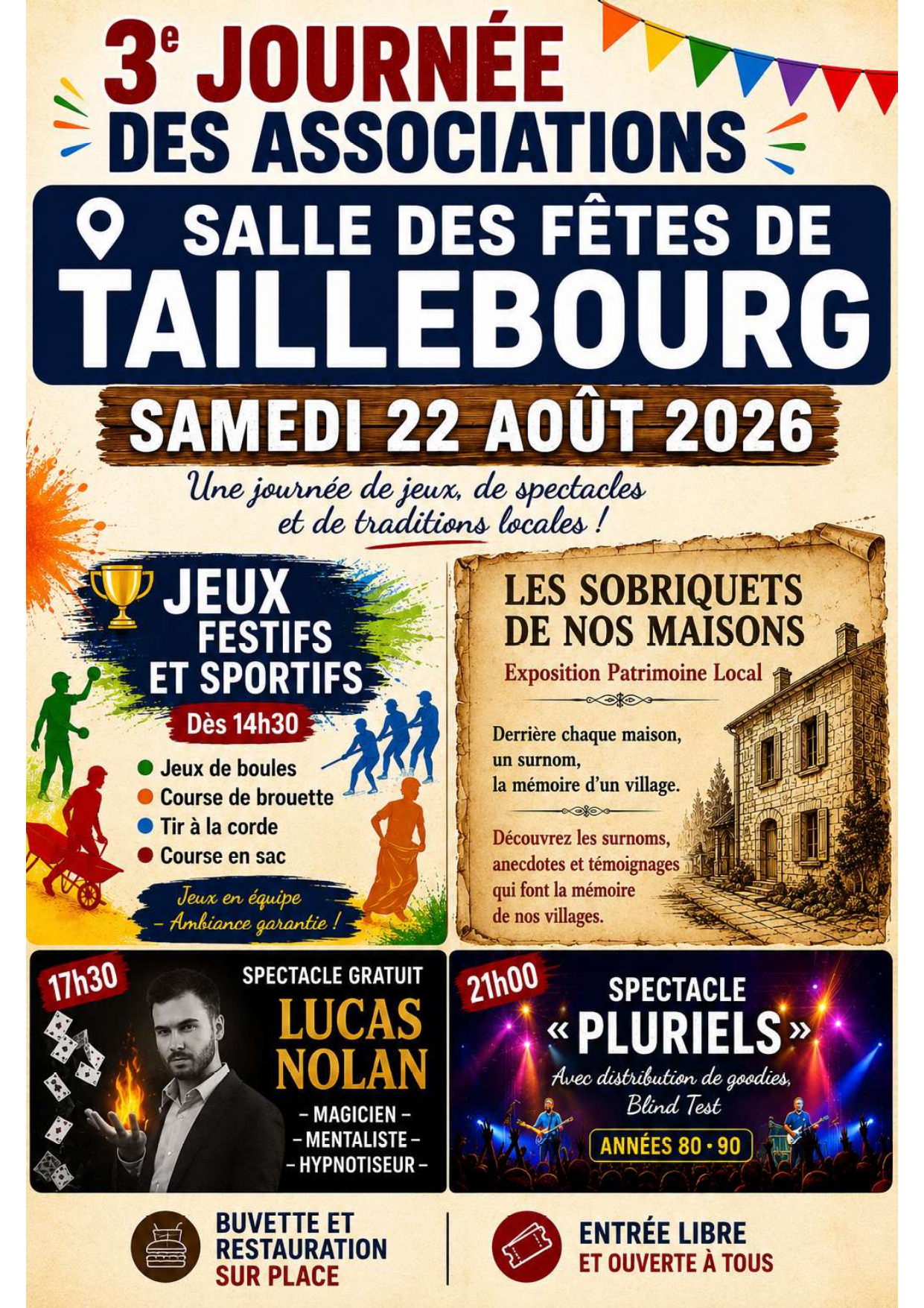 3ÈME JOURNÉE DES ASSOCIATIONS 2 Route de Bédiaou Ponlat-Taillebourg 2026-08-22