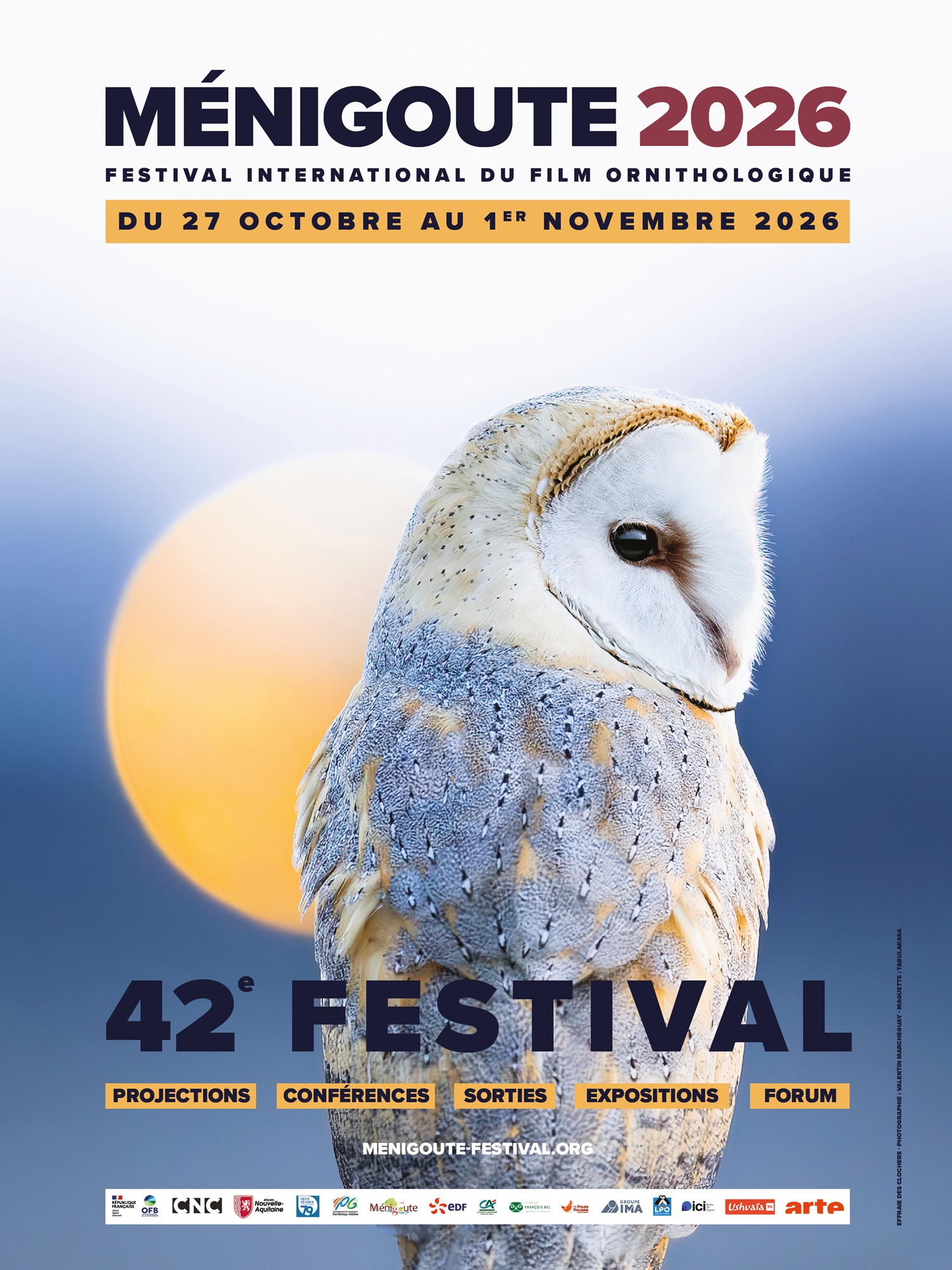 42e Festival International du Film Ornithologique de Ménigoute  Ménigoute 2026-10-27