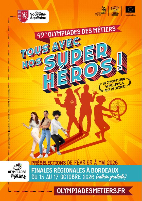 49e Olympiades des métiers – Finales régionales à Bordeaux, Parc des expositions de Bordeaux, Bordeaux