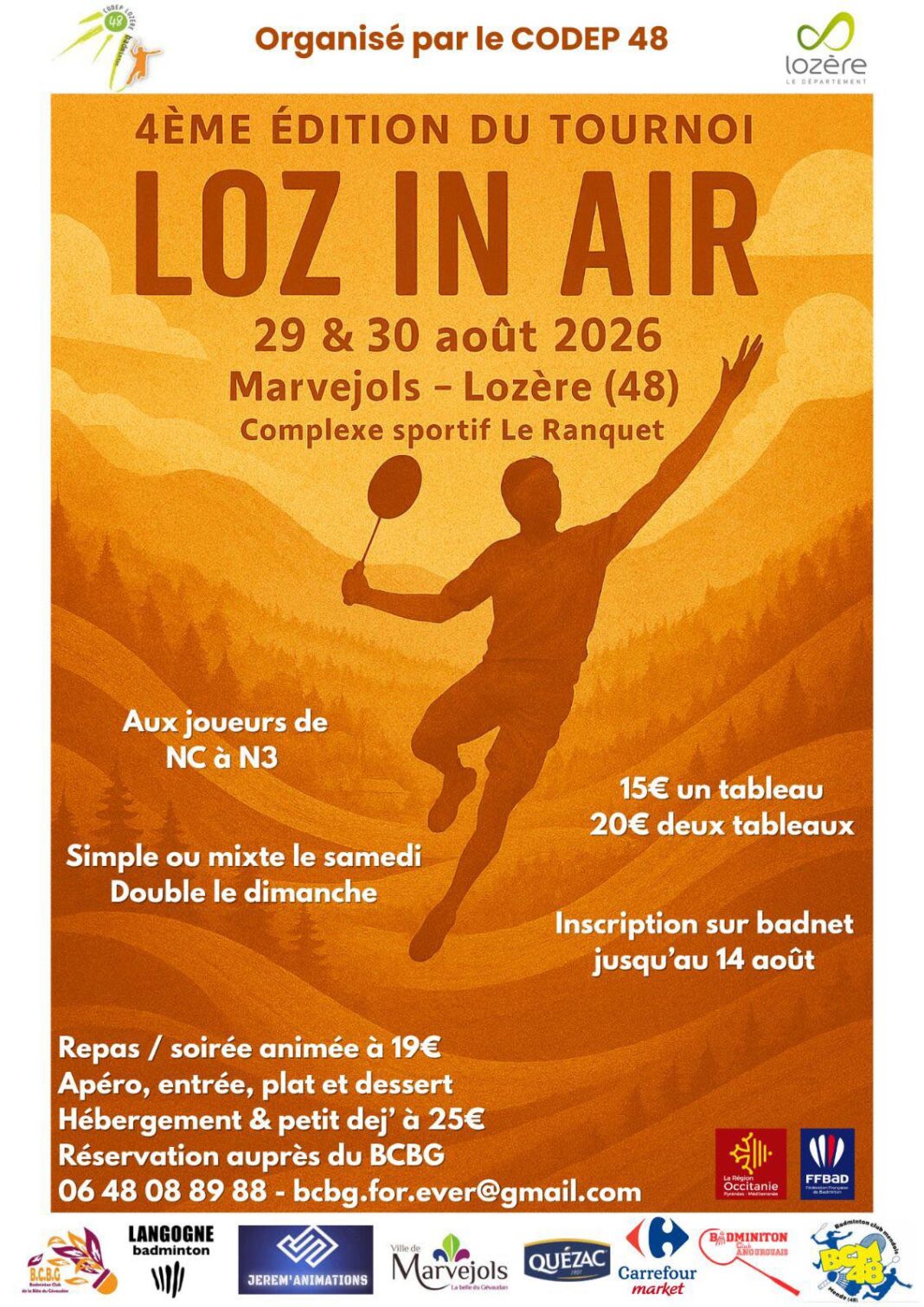4ÈME ÉDITION DU TOURNOI LOZ IN AIR  Marvejols