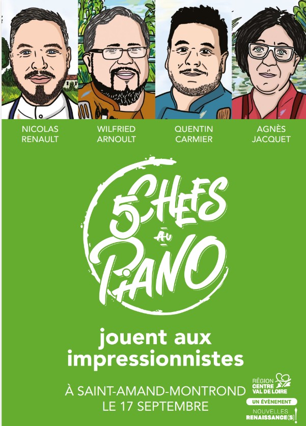 5 chefs au piano Saint-Amand-Montrond