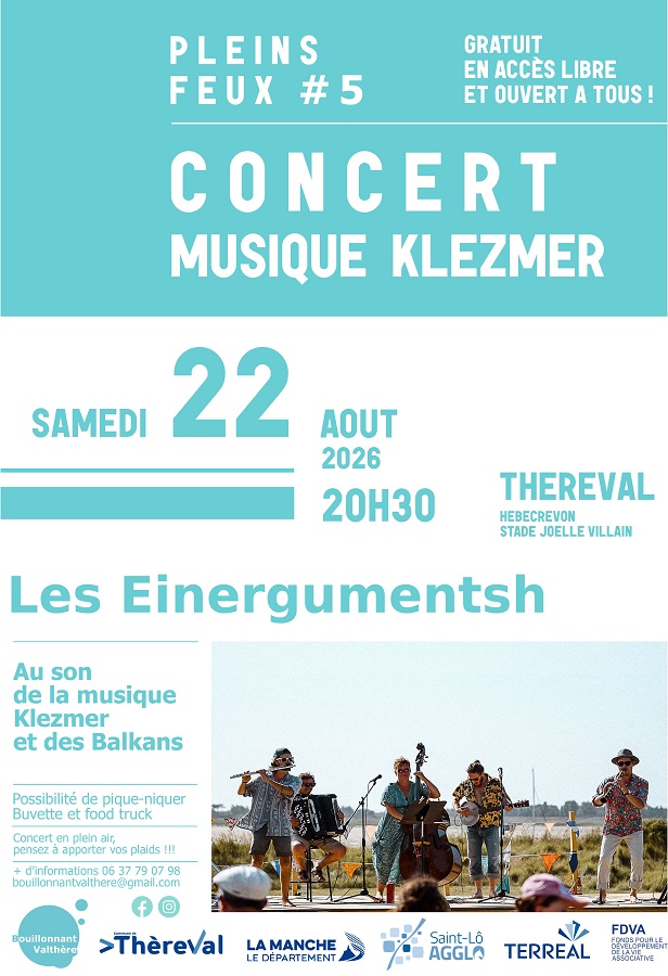 5e Festival Pleins Feux > Concert musique Klezmer Rue de la Grotte Thèreval