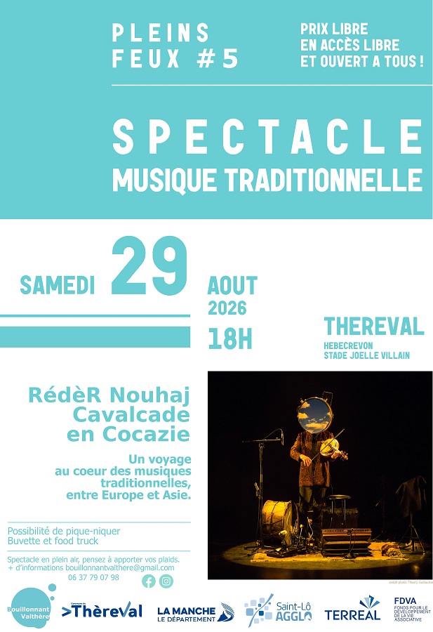 5e Festival Pleins Feux > Spetacle musique traditionnelle HEBECREVON Thèreval 2026-08-29