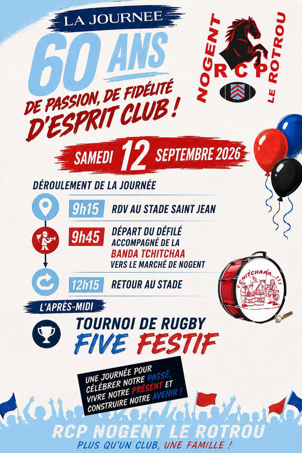 60 ans du Rugby Club Percheron  Nogent-le-Rotrou
