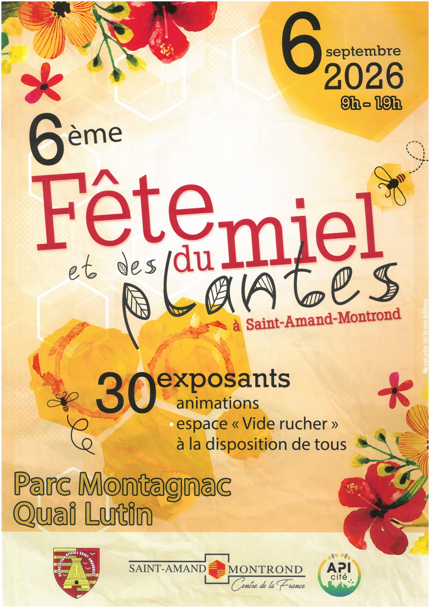 6ème Fête du miel et des plantes  Saint-Amand-Montrond
