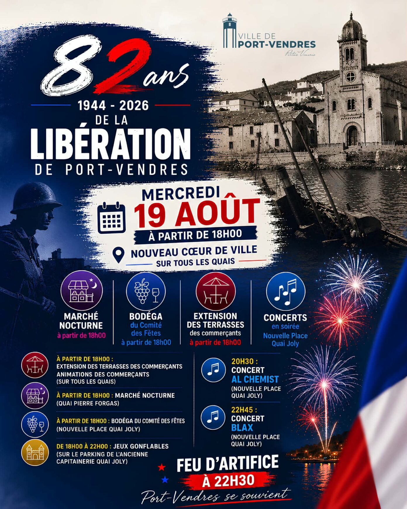 82 ANS DE LA LIBÉRATION DE PORT-VENDRES Port-Vendres