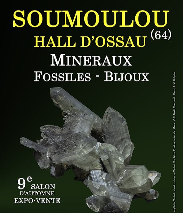 9ème Salon des minéraux fossiles et bijoux Place du marché Soumoulou
