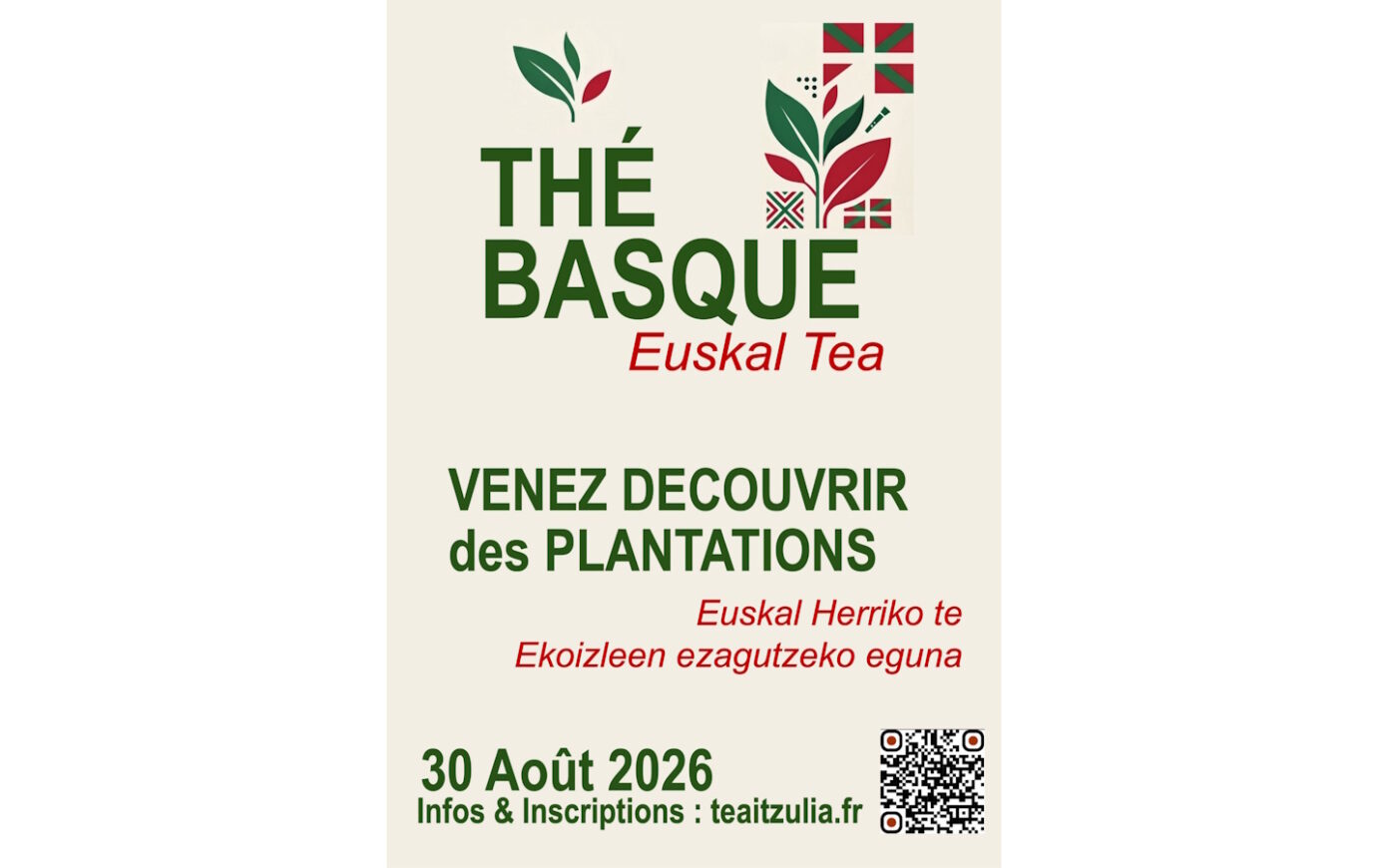 A la découverte des producteurs de thé basque à Ahetze Plantation Tea Basoa Ahetze