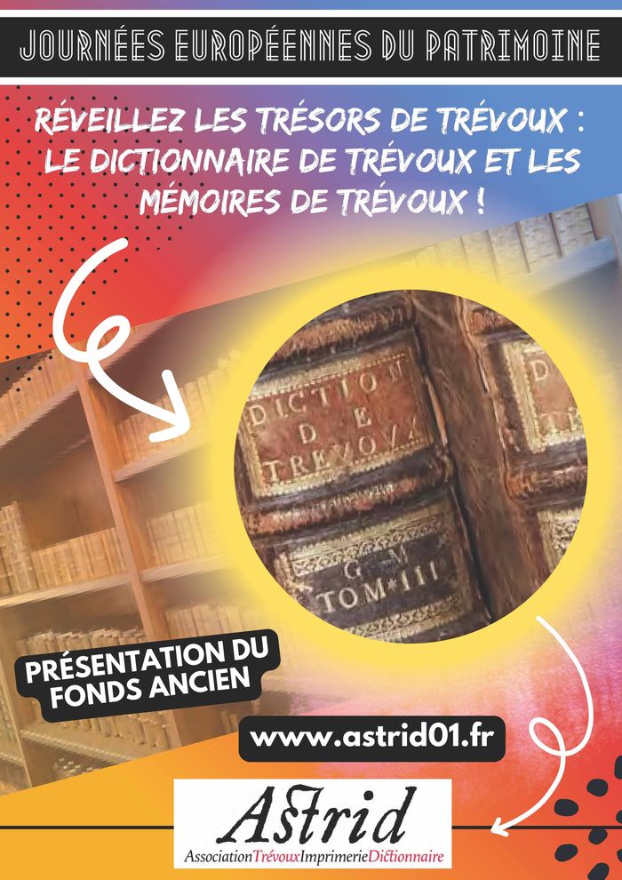 A la découverte du « Dictionnaire de Trévoux » et du « Journal de Trévoux », Espace culturel La Passerelle, pavillon des arts (entrée cinéma), Trévoux