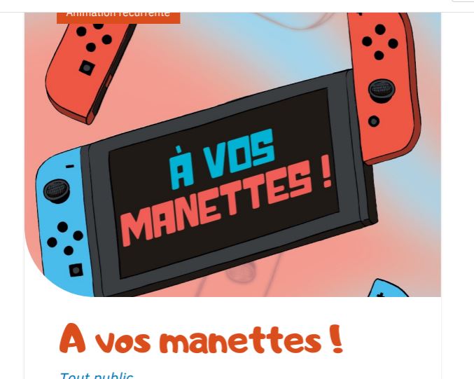 A vos manettes ! Parties de Switch Médiathèque Parthenay Parthenay