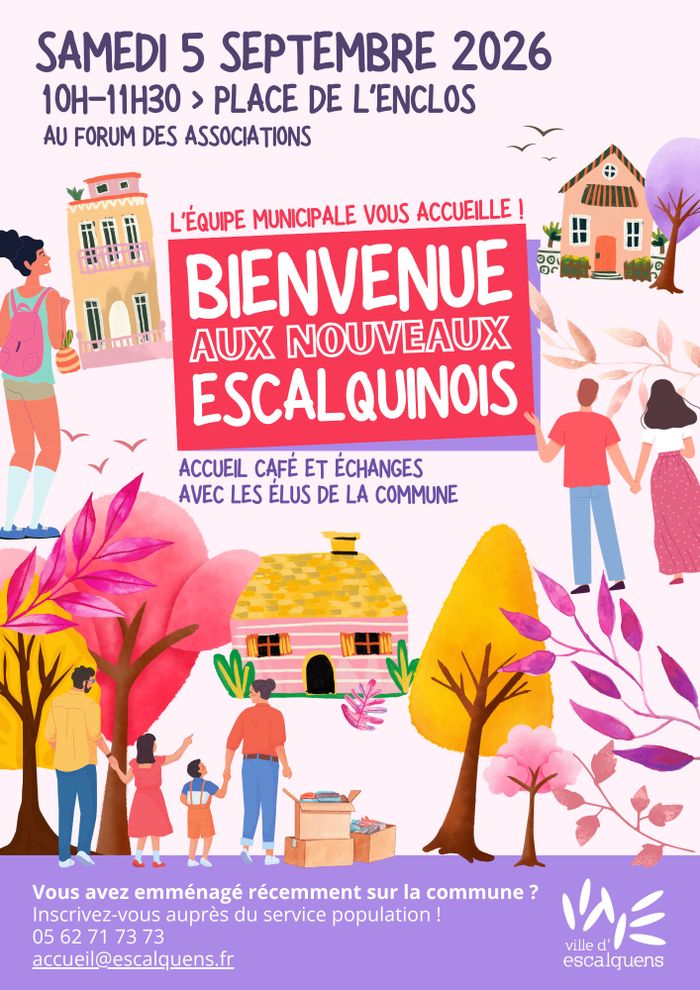 Accueil des nouveaux habitants Place de l'Enclos d'Escalquens Escalquens