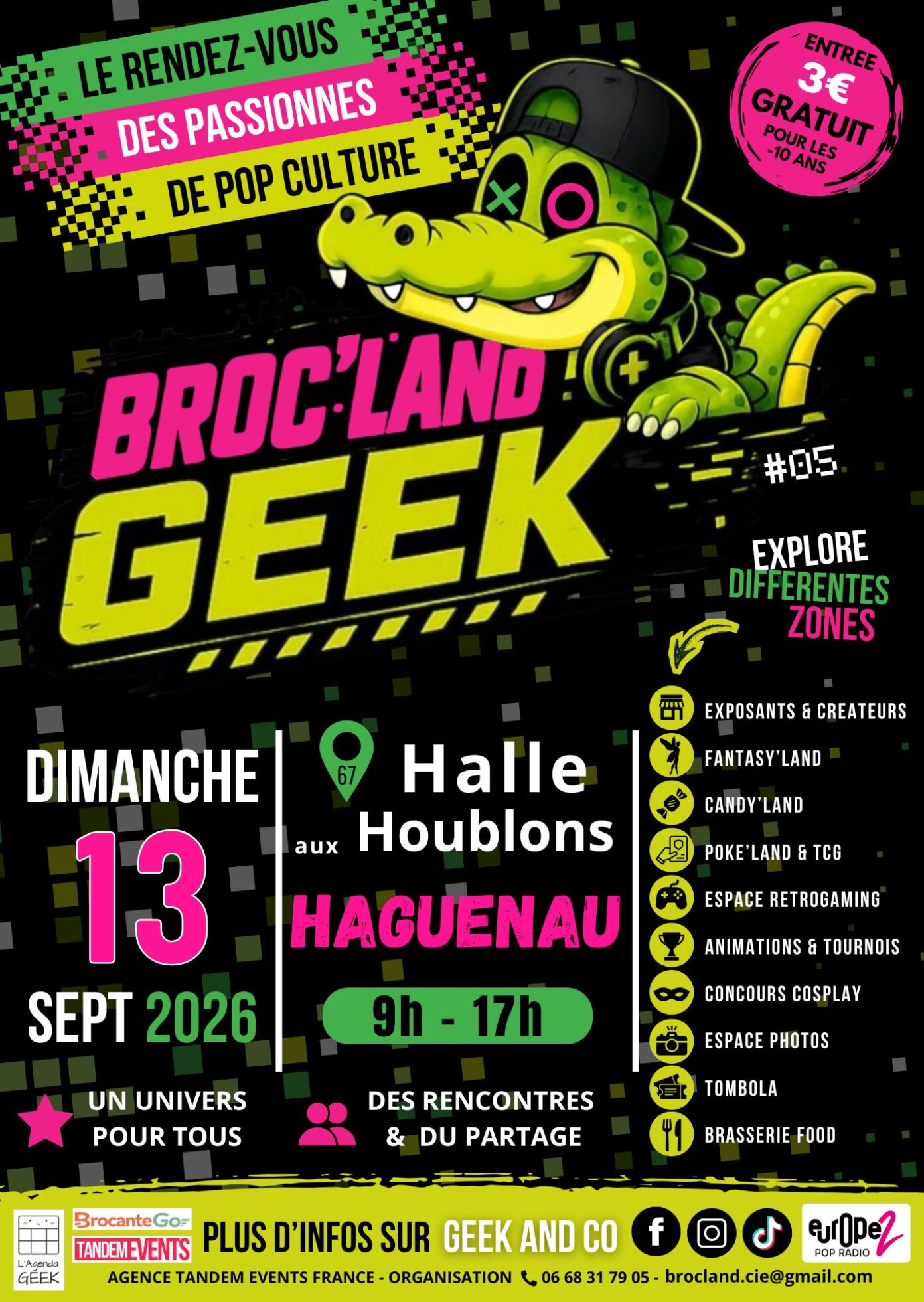 Broc Land Geek Haguenau Halle aux houblons