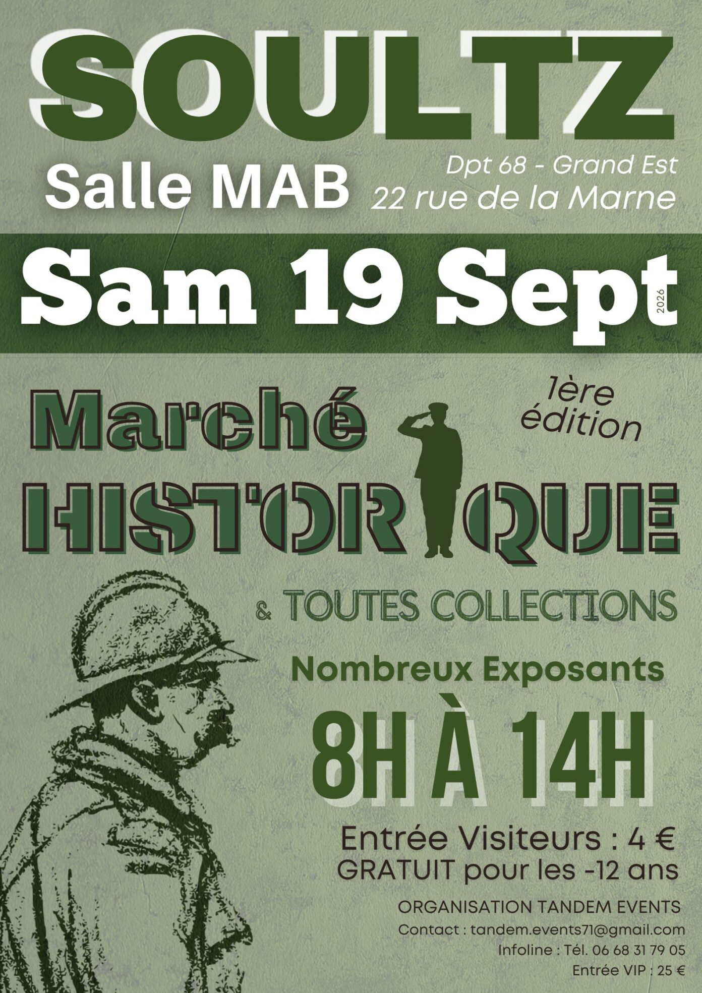Marché historique et toutes collections Salle MAB Soultz